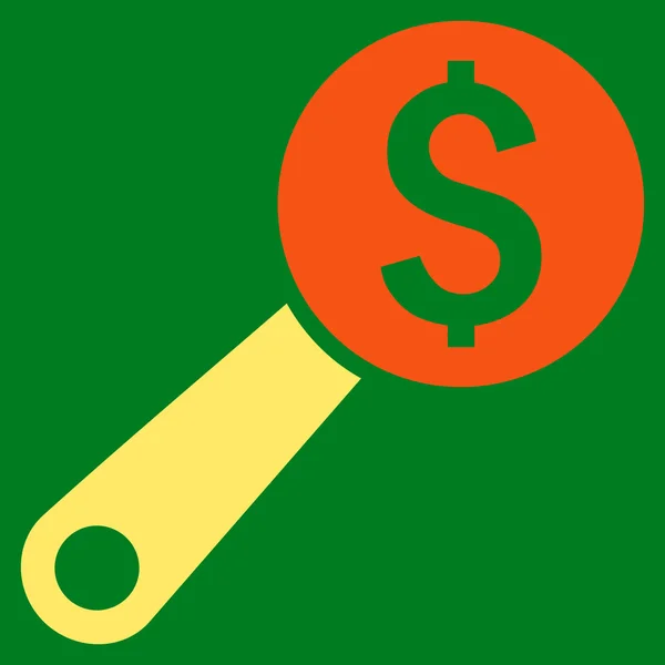 Financiële Audit platte Vector Icon — Stockvector