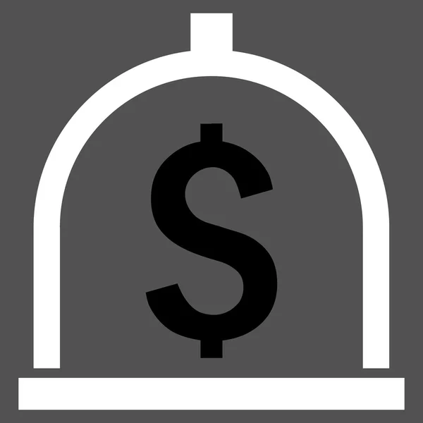 Dollar Deposit Flat Vector Icon — Stock Vector