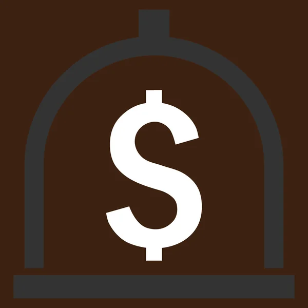 Depósito dólar plano Vector icono — Vector de stock