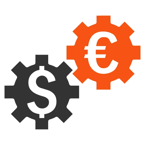 Mecánica financiera Flat Vector Icon — Vector de stock