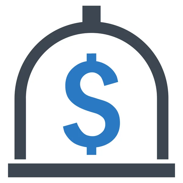 Dollar Deposit platte Vector Icon — Stockvector
