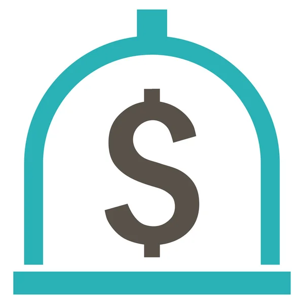 Dollar Deposit platte Vector Icon — Stockvector