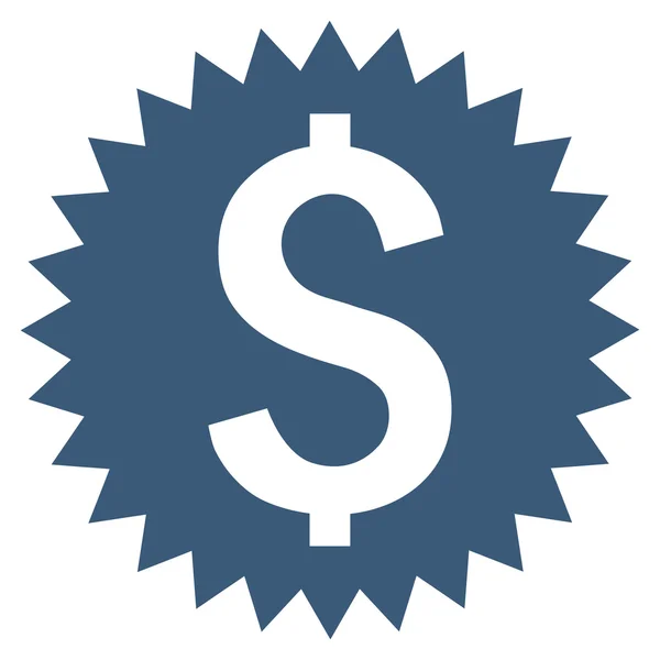 Pénzügyi pecsét lapos Vector Icon — Stock Vector
