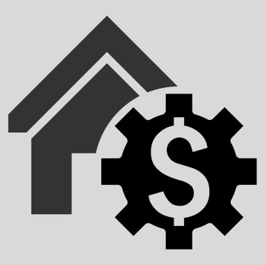 Kiralık Konut seçenekleri düz vektör simgesi