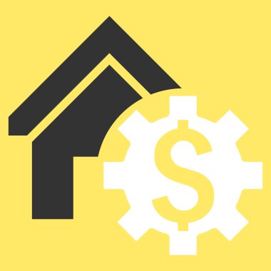 Kiralık Konut seçenekleri düz vektör simgesi