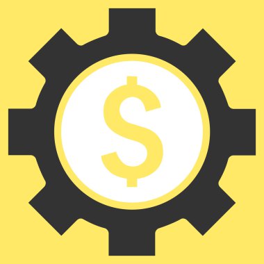 Mali seçenekleri düz vektör simgesi