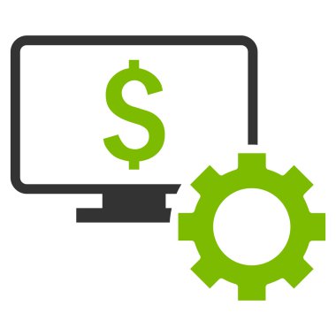 Mali izleme seçenekleri düz vektör simgesi