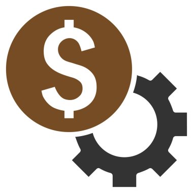 Geliştirme maliyet düz vektör simgesi