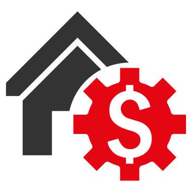 Kiralık Konut seçenekleri düz vektör simgesi