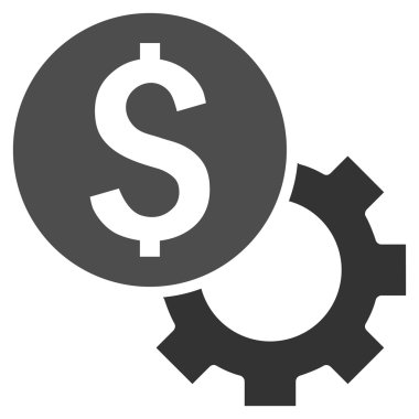 Geliştirme maliyet düz vektör simgesi