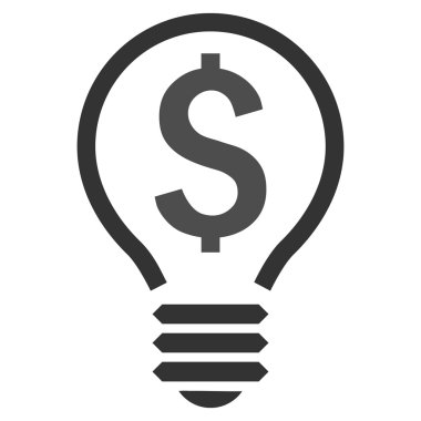 Patent düz vektör simgesi