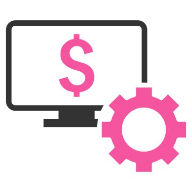 Mali izleme seçenekleri düz vektör simgesi