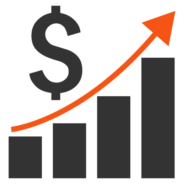 Financieel verslag platte vector pictogram — Stockvector