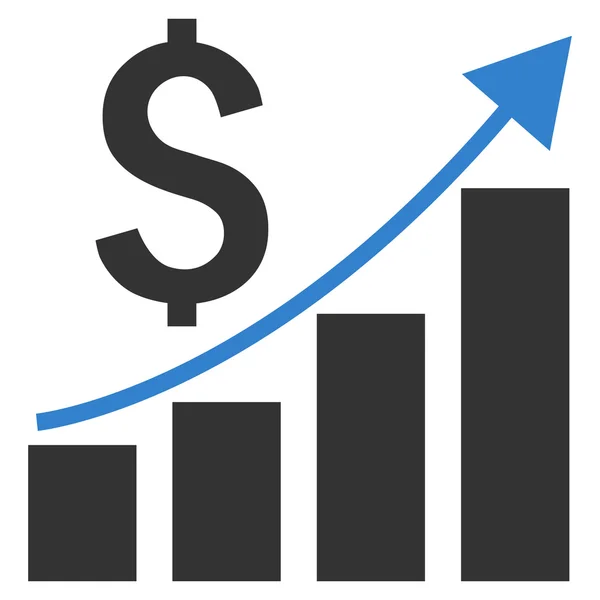 Financial Report Flat Vector Icon — Stock Vector