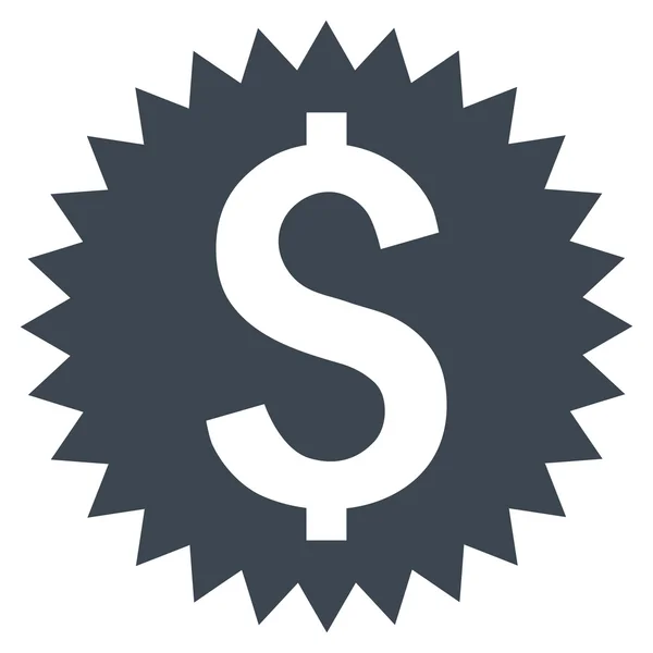 Sello financiero Flat Vector Icon — Vector de stock