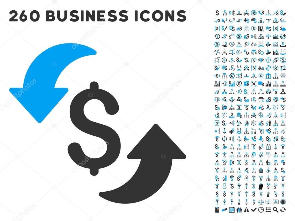 Update Cost Icon with Flat Vector Set