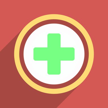 Yuvarlatılmış çapraz düz Longshadow kare simgesi