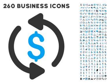 Refresh Price Icon with Flat Vector Set