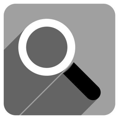 Uzun Gölge bulmak düz kare simgesi