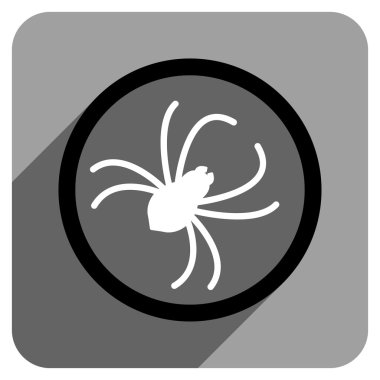 Uzun Gölge örümcek düz kare simgesi