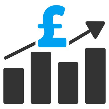 Lirası iş grafik düz vektör simgesi simgesi