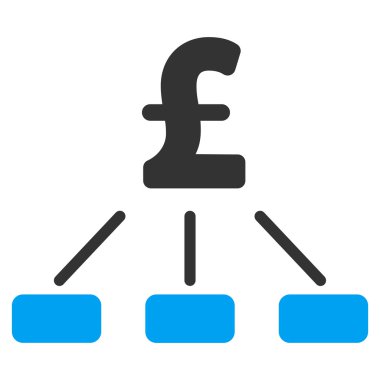 Lirası hiyerarşi düz vektör simgesi simgesi