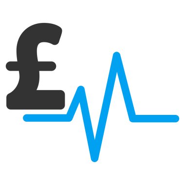 Lirası darbe düz vektör simgesi simgesi