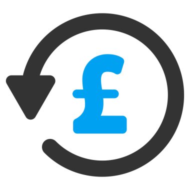 Lirası indirim düz vektör simgesi simgesi