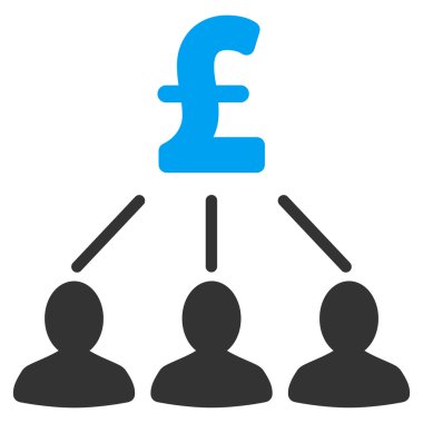 Vektör simgesi simgesi Lirası hissedarlar düz