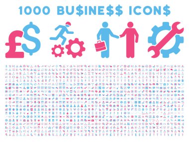 1000 Flat Vector Business Icons