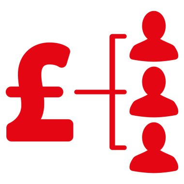 Vektör simgesi simgesi Lirası alıcılar düz