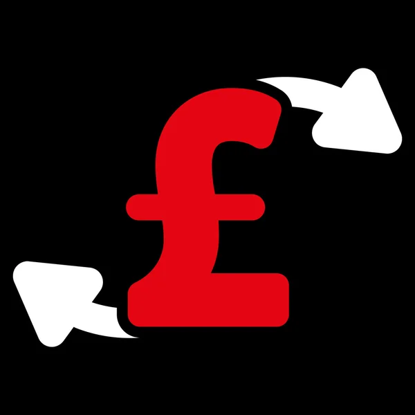 Font Cash out lapos vektor ikon szimbólum — Stock Vector