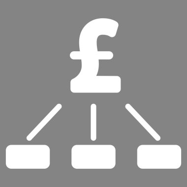 Lirası hiyerarşi düz vektör simgesi simgesi