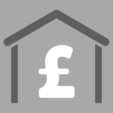 Lirası garaj düz vektör simgesi simgesi