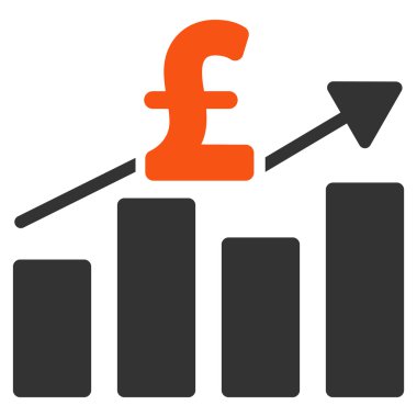 Lirası iş grafik düz vektör simgesi simgesi