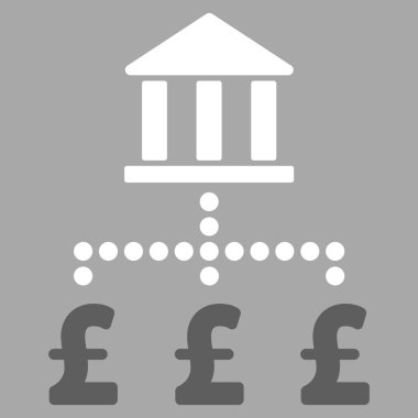 Lirası banka ödemeleri düz vektör simgesi simgesi