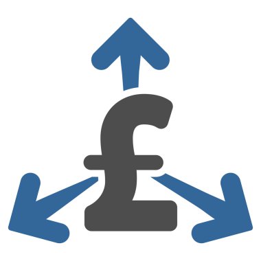 Lirası para düz vektör simgesi simgesi harcamak