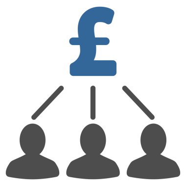 Vektör simgesi simgesi Lirası hissedarlar düz