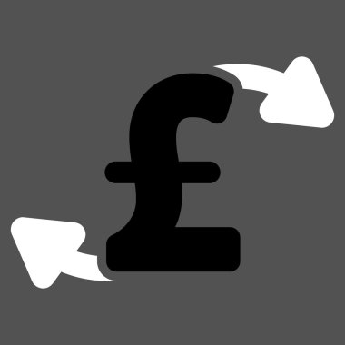 Lirası nakit çıkışları düz vektör simgesi simgesi