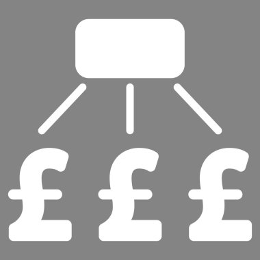 Lirası finansal düzeni düz vektör simgesi simgesi