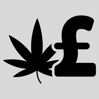 Esrar Lirası iş düz vektör simgesi simgesi