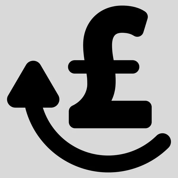 Symbole d'icône vectorielle plate de livre de remboursement — Image vectorielle
