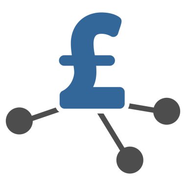 Düz vektör simgesi simgesi Lirası Bankası şubeleri