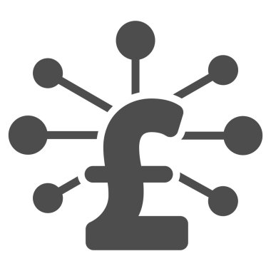 Vektör simgesi simgesi Lirası ilişkiler daire