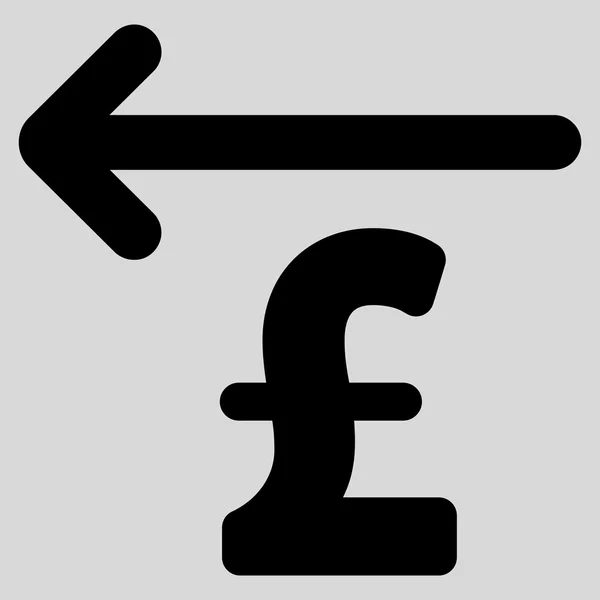 Cashback font lapos vektoros ikon szimbólum — Stock Vector