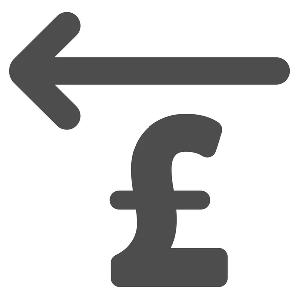 Cashback font lapos vektoros ikon szimbólum — Stock Vector