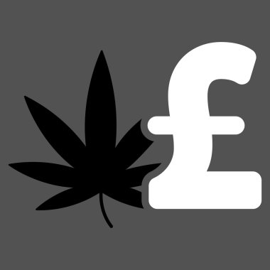 Esrar Lirası iş düz vektör simgesi simgesi