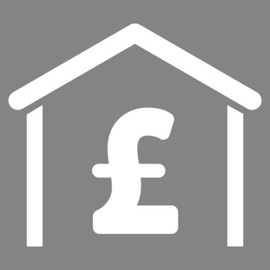 Lirası garaj düz vektör simgesi simgesi