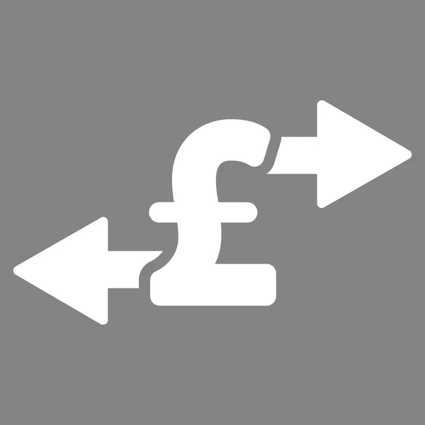 Spend Pound Money Flat Vector Icon Symbol