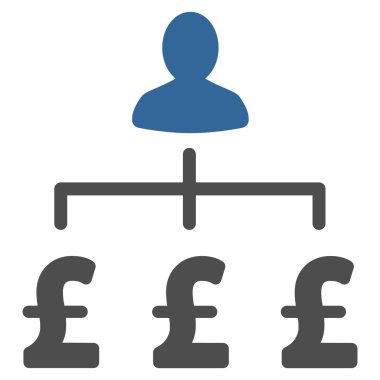 Lirası toplayıcı düz vektör simgesi simgesi